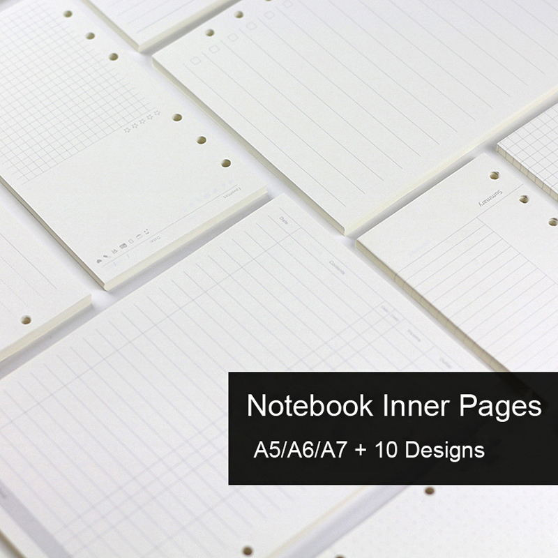 A5 Spiral Dotted Grid Notebook - 45 Tờ A5 A6A7 Rời Lá