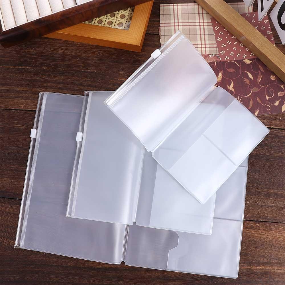 Vintage Leather Journal Notebook - Holder Storage For Midori Travelers Pocket
