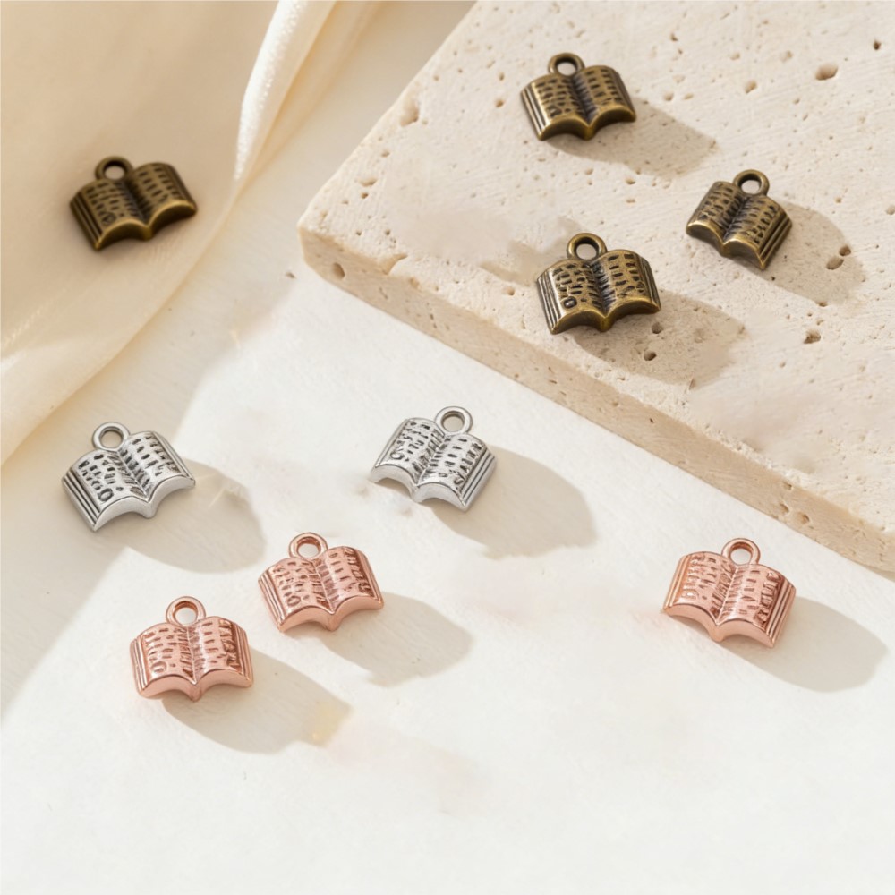 10/20/100pcs Charms Open Book  - đánh giá và giá Stationery Books