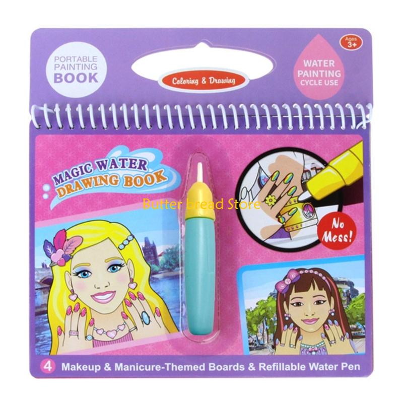 Sách vẽ nước thuật tái sử dụng - đánh giá và giá Reusable Water Magic Coloring Book