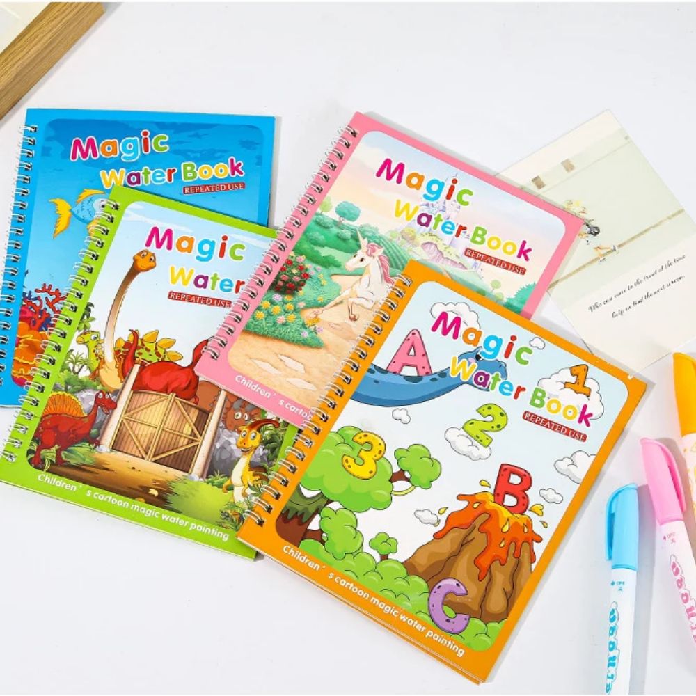 Magical Book Water Drawing Mon - đánh giá và giá Reusable Water Magic Coloring Book