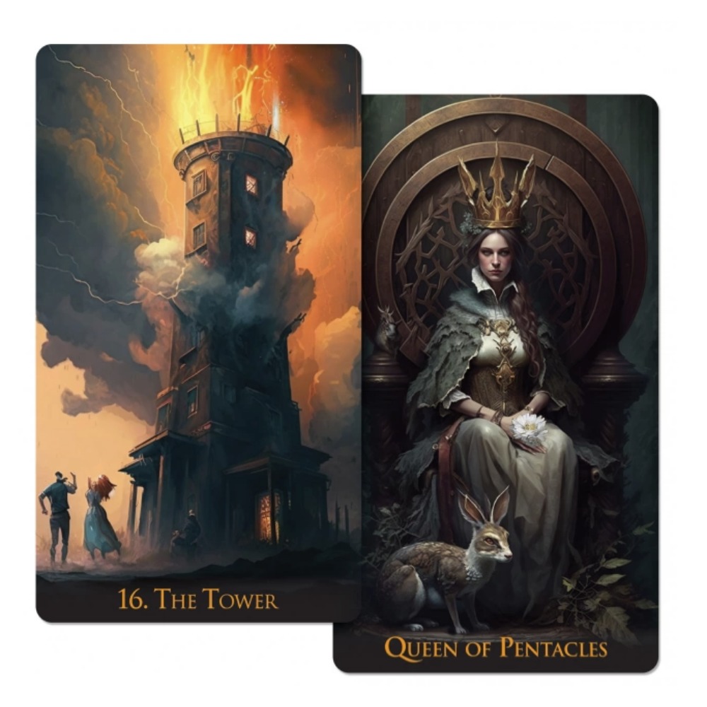 12*7cm Weird World Tarot 78 Ca - đánh giá và giá Tarot Deck With Guidebook