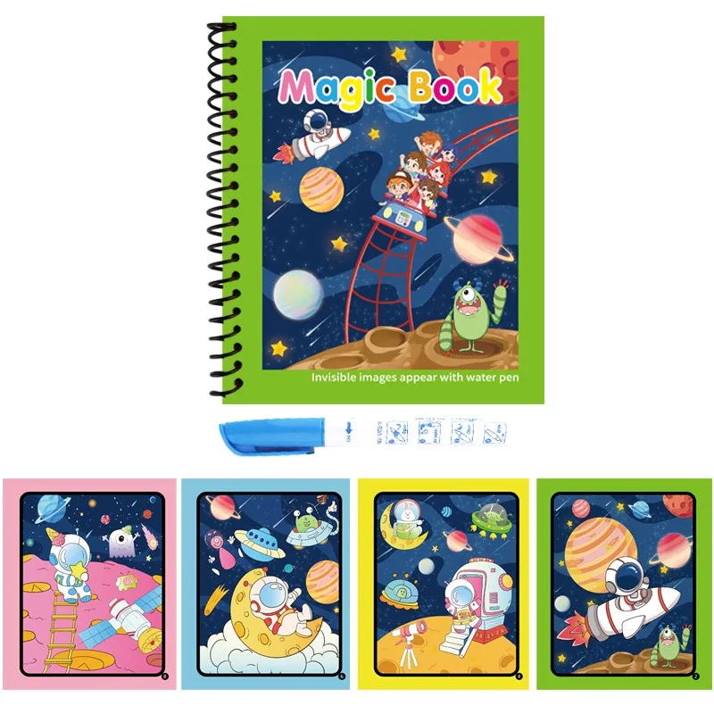 1Pc Reusable Magic Water Book  - đánh giá và giá Reusable Water Magic Coloring Book
