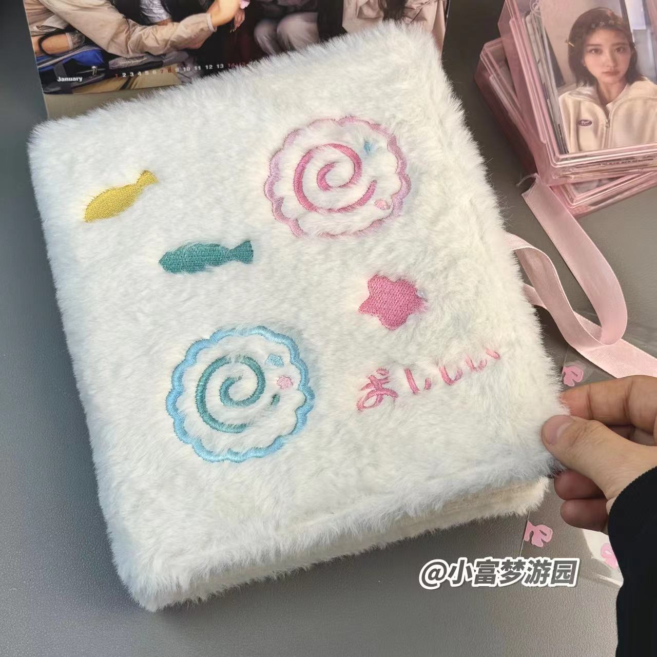 Cute Plush Fish Card Book A5 B - đánh giá và giá Kpop Photo Card Binder 3 Inch