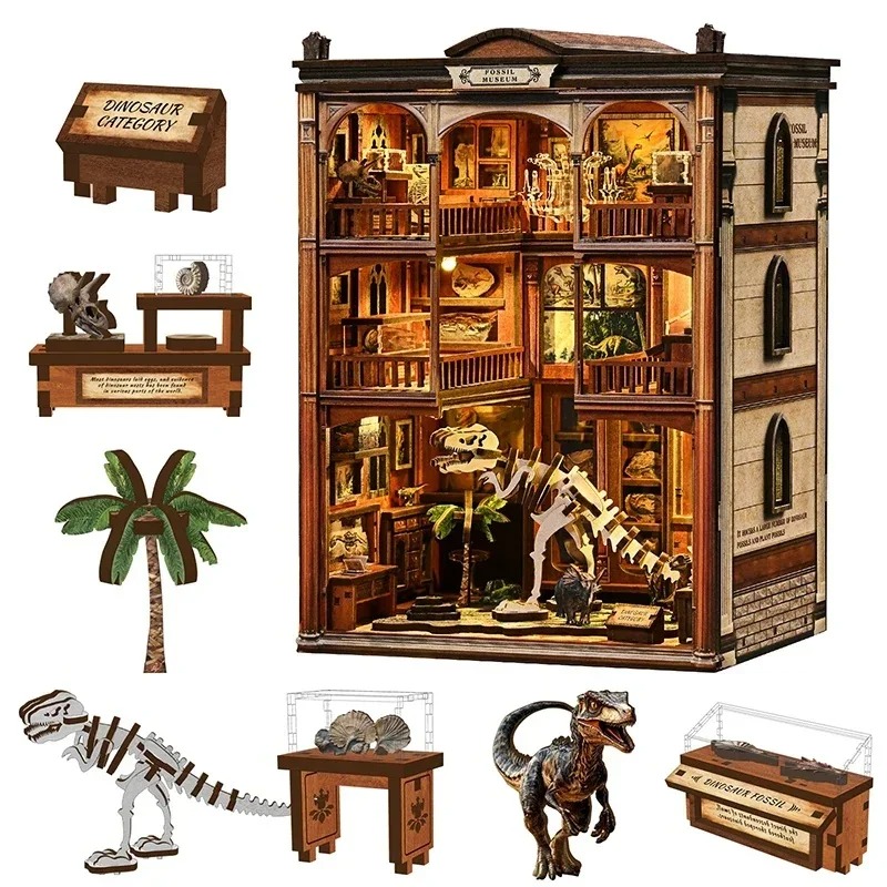 DIY Book Nook Shelf Insert Kit - đánh giá và giá Diy Wooden Book Nook Kit Shelf Insert