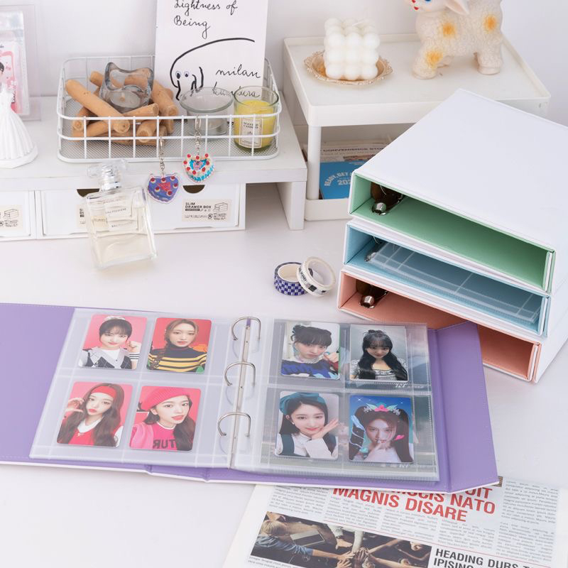 A5 Binder Photocards Magnetic  - đánh giá và giá Kpop Photo Card Binder 3 Inch