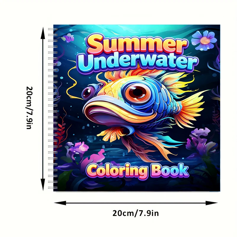Summer Underwater Coloring Boo - đánh giá và giá Adult Coloring Book Stress Relief