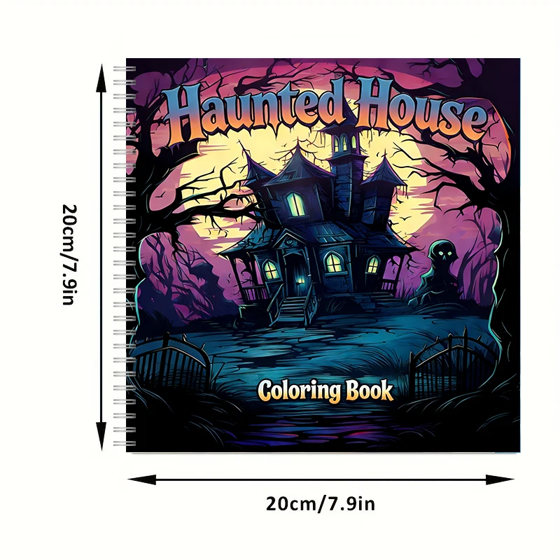Haunted House Coloring Book fo - đánh giá và giá Adult Coloring Book Stress Relief