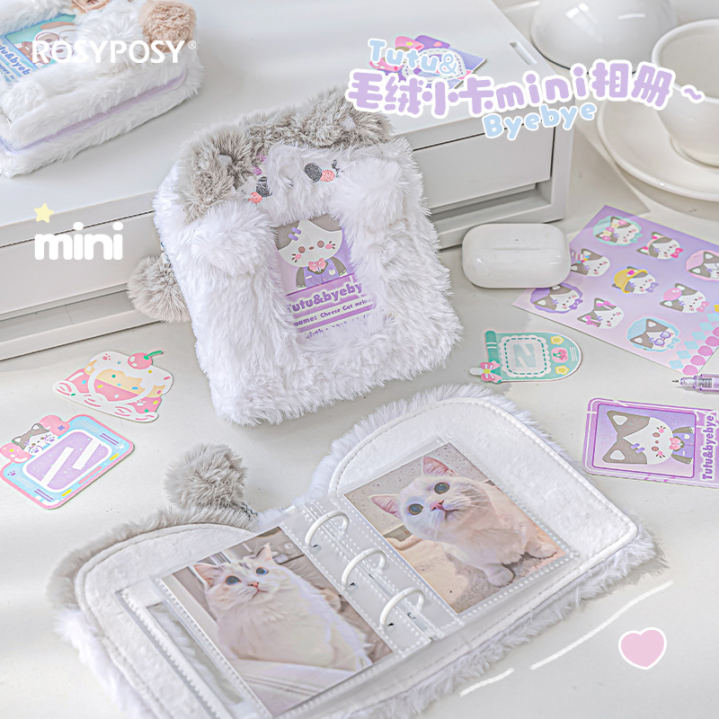 3inch Cute Plush Binder Photoc - đánh giá và giá Kpop Photo Card Binder 3 Inch