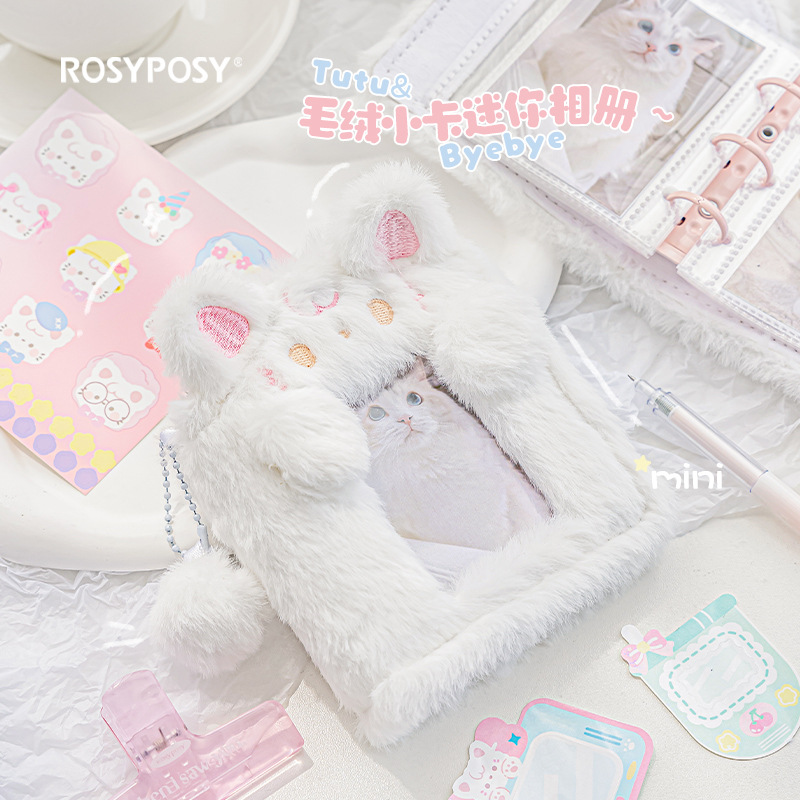 3inch Cute Plush Binder Photoc - đánh giá và giá Kpop Photo Card Binder 3 Inch