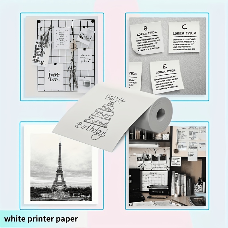 13 Rolls 57x25mm Mini Thermal  - đánh giá và giá Mini Pocket Thermal Printer Paper Roll