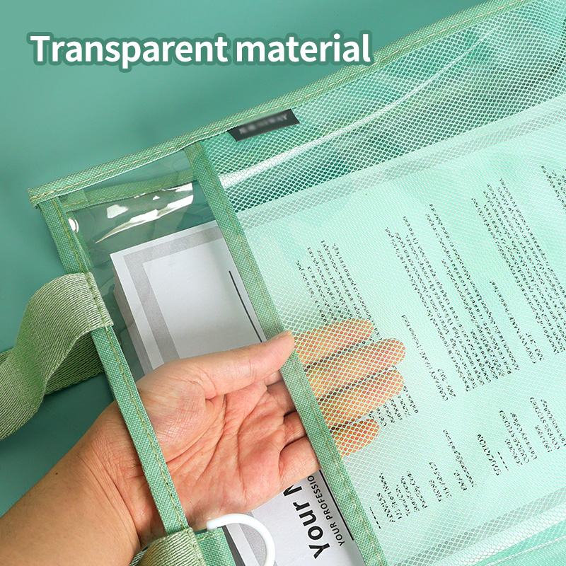 HUAJIE Transparent File Bag, L - đánh giá và giá Stationery Books
