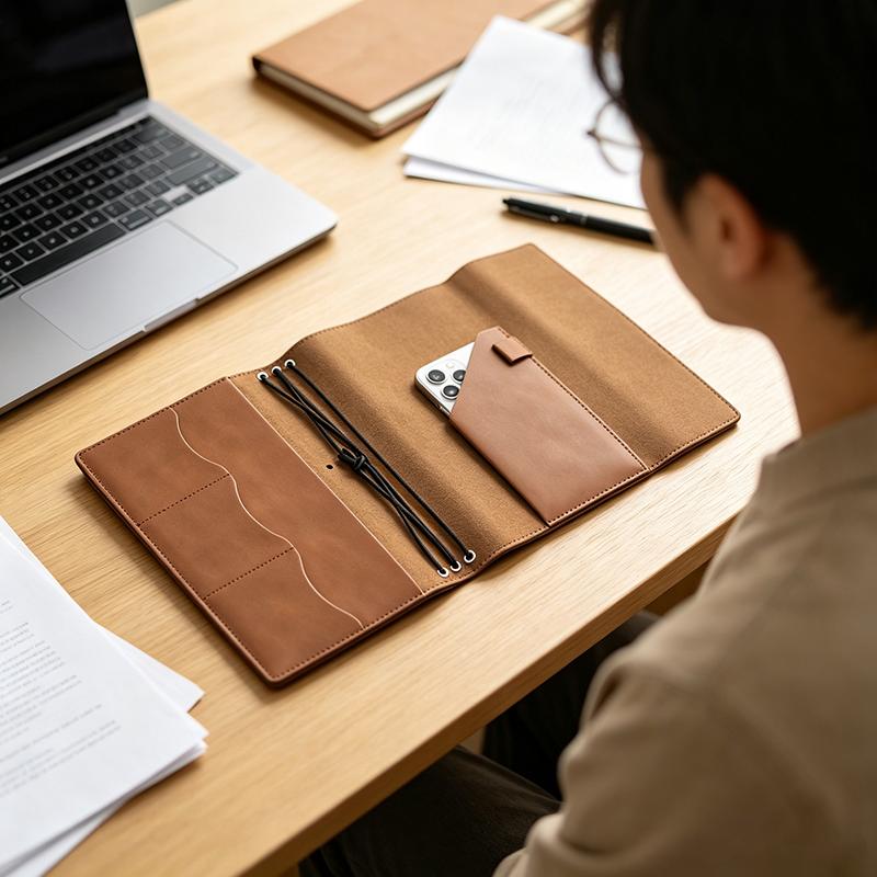 Refillable Notebook Organizer  - đánh giá và giá Vintage Leather Journal Notebook