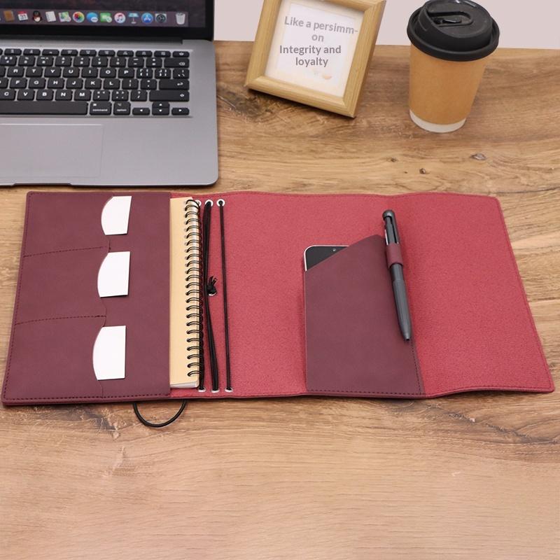 Refillable Notebook Organizer  - đánh giá và giá Vintage Leather Journal Notebook