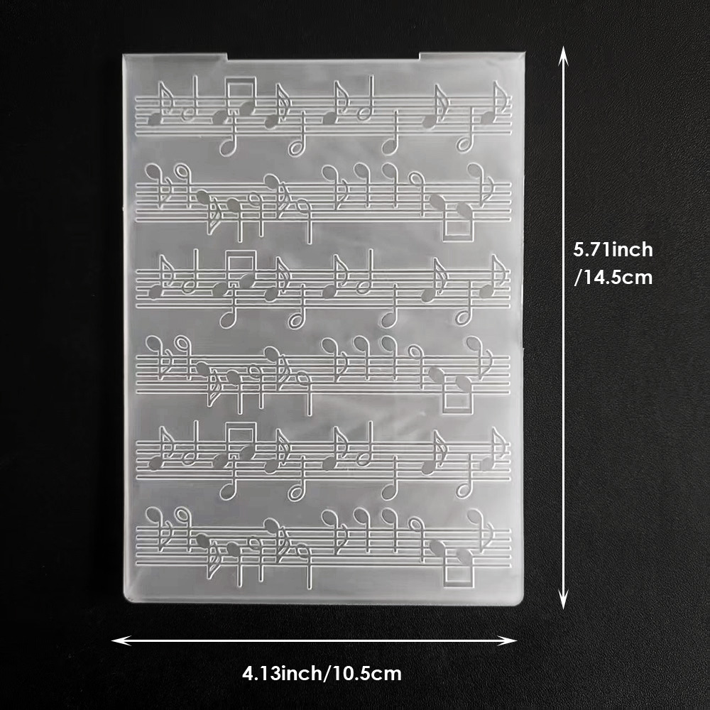 2D/Musical Note/Embossing Fold - đánh giá và giá Blank Sheet Music Notebook