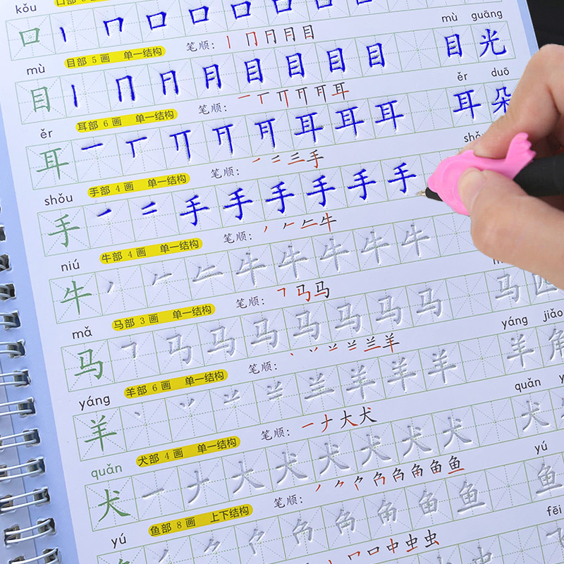 The Copybook Kids Book Learnin - đánh giá và giá Chinese Calligraphy Practice Book