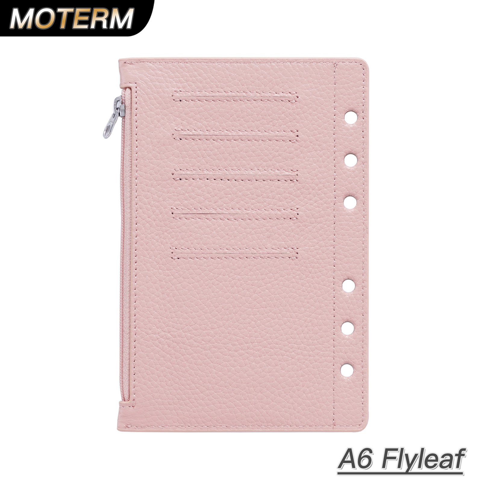 Moterm Dây Kéo Flyleaf Cho A6  - đánh giá và giá Vintage Leather Journal Notebook